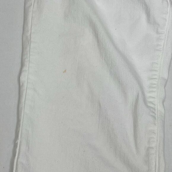 Eileen Fisher white organic cotton skinny ankle jeans size 8 - Picture 16 of 16